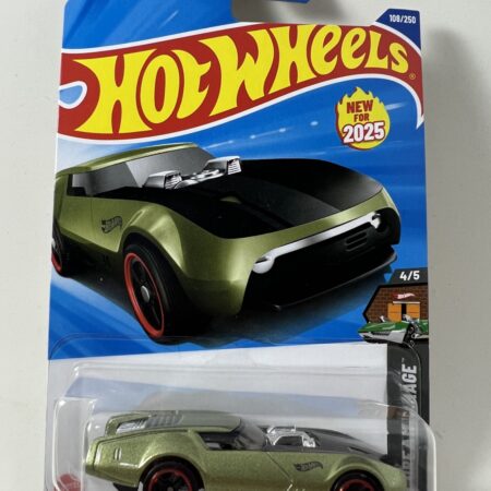 Hot Wheels 2025 Custom Roadster – Green (Mainline, New for 2025)