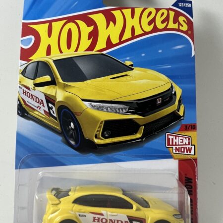 Hot Wheels Honda Civic Type R – Yellow (Then and Now Series)