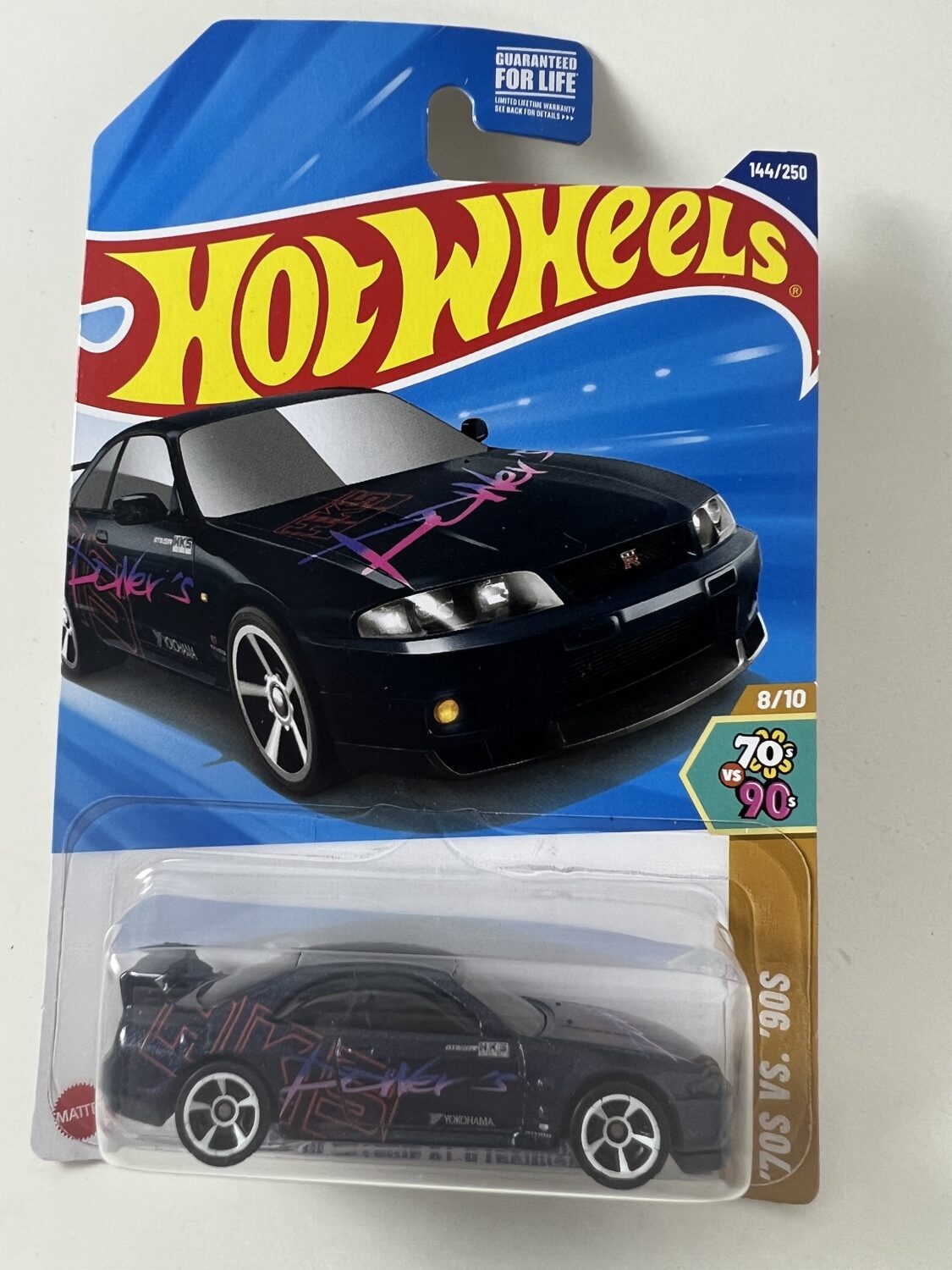 2025 Hot Wheels Nissan Skyline GT-R (BCNR33) 70's vs. 90's #144/250 factory sealed diecast car