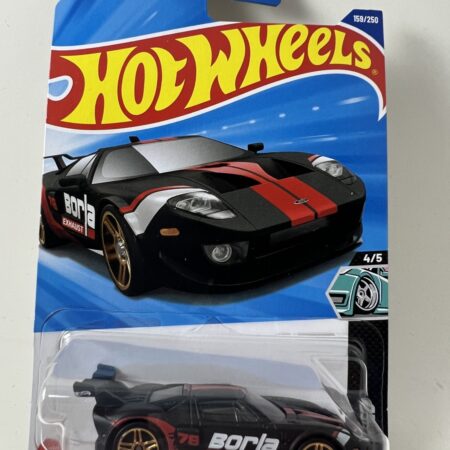 Hot Wheels Ford GT – Black Borla Racing Livery (Mainline)