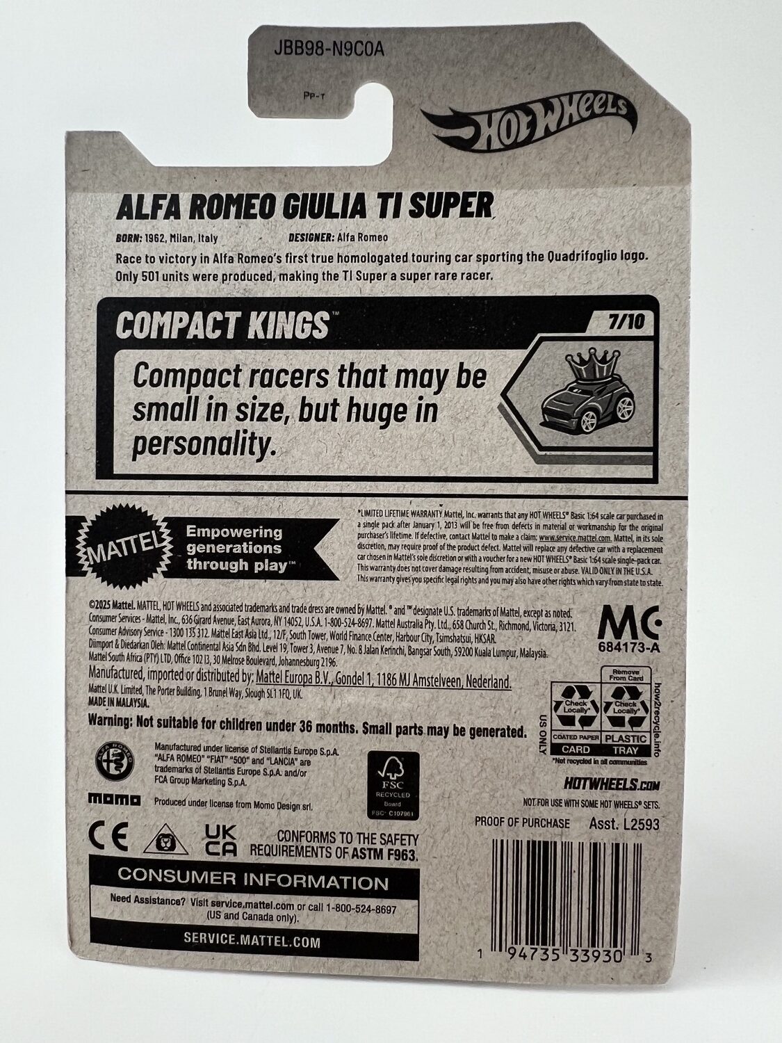 Alfa Romeo Giulia TI Super – Compact Kings 7/10 - Image 2