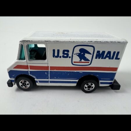 Vintage Hot Wheels 1976 Diecast White US Mail Truck USPS
