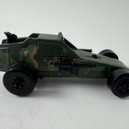 Vintage Hot Wheels Military Camo Armored Car Diecast 1981 Malaysia 1:64 Scale