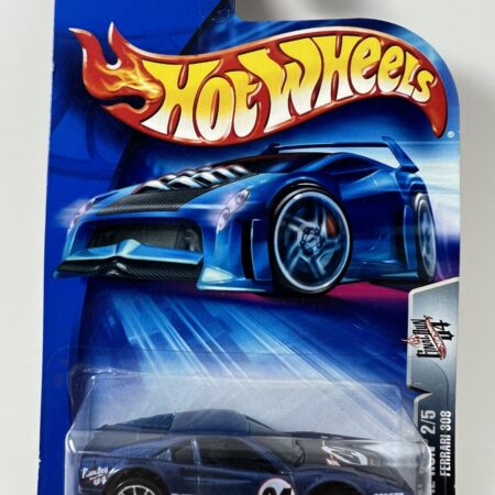 Hot Wheels Ferrari 308, Blue; 2004 Final Run Series 2/5 #134 HC34