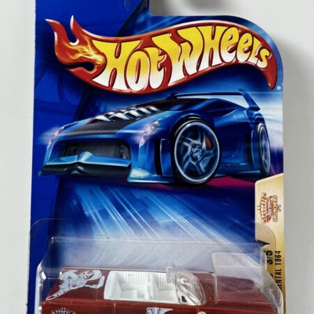 Hot Wheels Cereal Crunchers LINCOLN CONTINENTAL 1964 3 of 5 Orange w10Sp