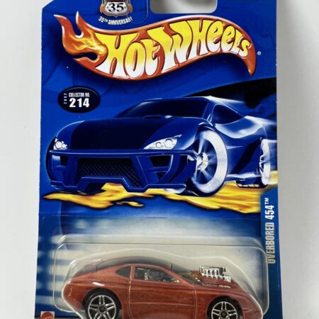2002 Hot Wheels #214 Overboard 454 Metalflake Orange Mainline Chrome PR5