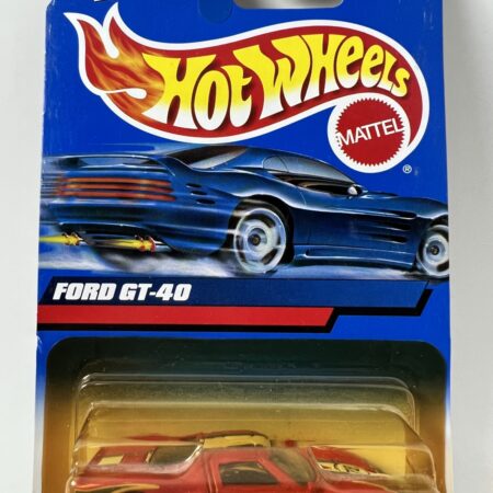 HOT WHEELS Ford GT-40, 2000 #139 Red w/5SP