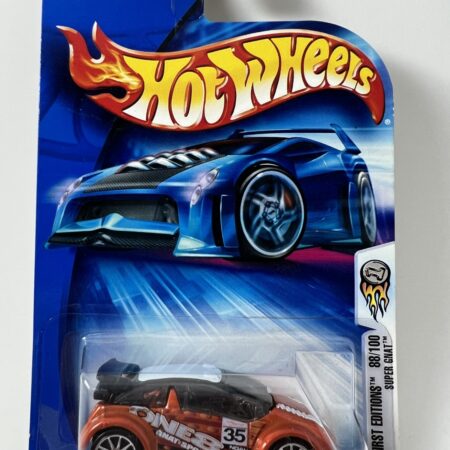 2004 Hot Wheels Super Gnat #088 First Editions 88/100 Orange