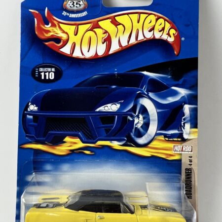Hot Wheels Hot Rod Magazine Yellow ‘70 Plymouth Road Runner #110