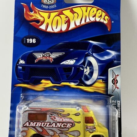 Hot Wheels Collector No 196 Ambulance Final Run 2003
