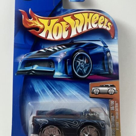 2004 HOT WHEELS FIRST EDITIONS BLINGS BRICK CUTTER BLUE 55/100