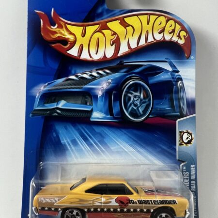 Hot Wheels Wastelanders 1970 Plymouth Road Runner #169 Yellow 2003
