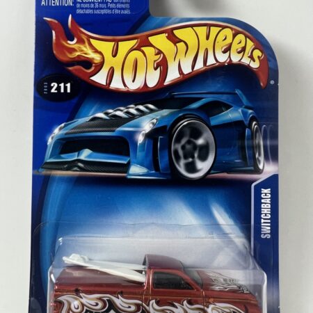 2003 Hot Wheels Collector No #211 SWITCHBACK Orange/White Surf boards w/10 Spoke