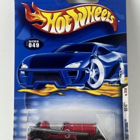 Hot Wheels #049 29/36 - Old Number 3 /Old #3 -Red -First Editions Number 49 2001