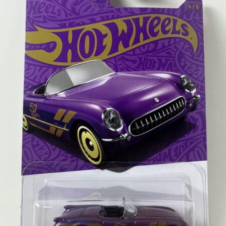 Hot Wheels '55 Corvette 57th Anniversary Edition  Purple And Gold