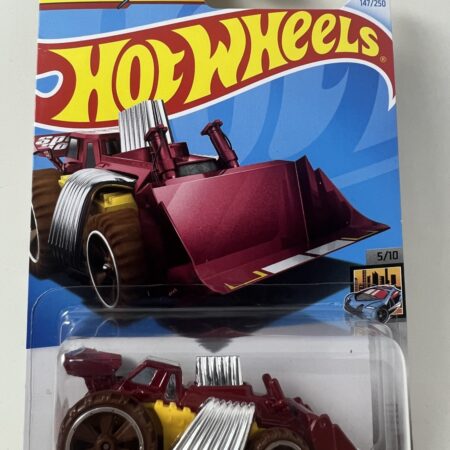 Hot Wheels 2024 Metro Speed Dozer Red HW Lets Race #147