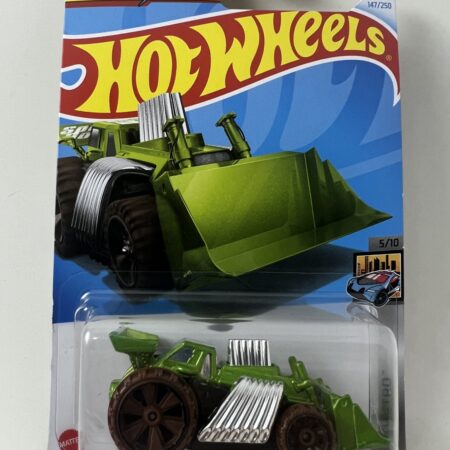 2024 Hot Wheels Speed Dozer 147/250 HW Metro 5/10 Green HTB17 Let's Race