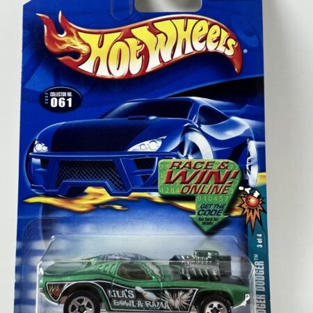 2002 Hot Wheels Spares ‘N Strikes Rodger Dodger #3 (Green Lila’s Bowl-A-Rama)