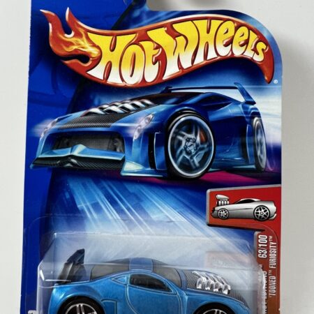 2004 Hot Wheels First Editions 063 Tooned Furiosity 63/100 Blue Car
