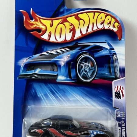 Hot Wheels 2004 #127 Star Spangled 5/5 Corvette 1963 - Y5 Rim