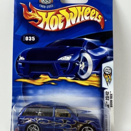 Hot Wheels 2003 First Editions #23/42 BOOM BOX BLUE VARIATION