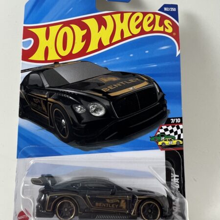 Hot Wheels Black 2018 Bentley Continental GT3 162/250 Race Day 7/10