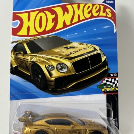 Hot Wheels Gold 2018 Bentley Continental GT3 162/250 Race Day 7/10