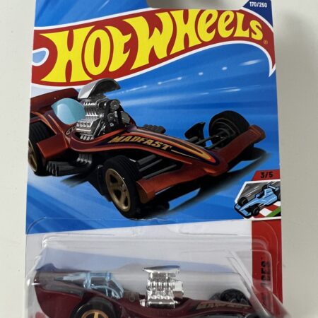 Hot Wheels 2025 Case M Track Aces Madfast Red, 3/5 Scale, 170/250