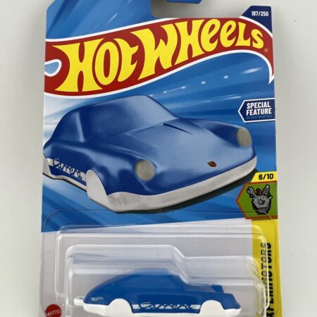 2025 Hot Wheels Porsche 911 Carrera Clip New 187/250 Key Chain Experimotors Blue