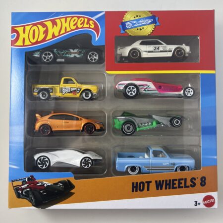 Hot Wheels 8 Pack w/Exclusive Skyline H/T 2000GT-X, Civic, Silverado, 69 C10