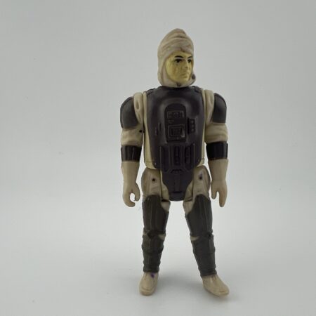 vintage star wars action figure alien character front view dark suit collectible