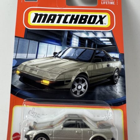 Matchbox Toyota MR2 (AW11) – Silver (Carded)