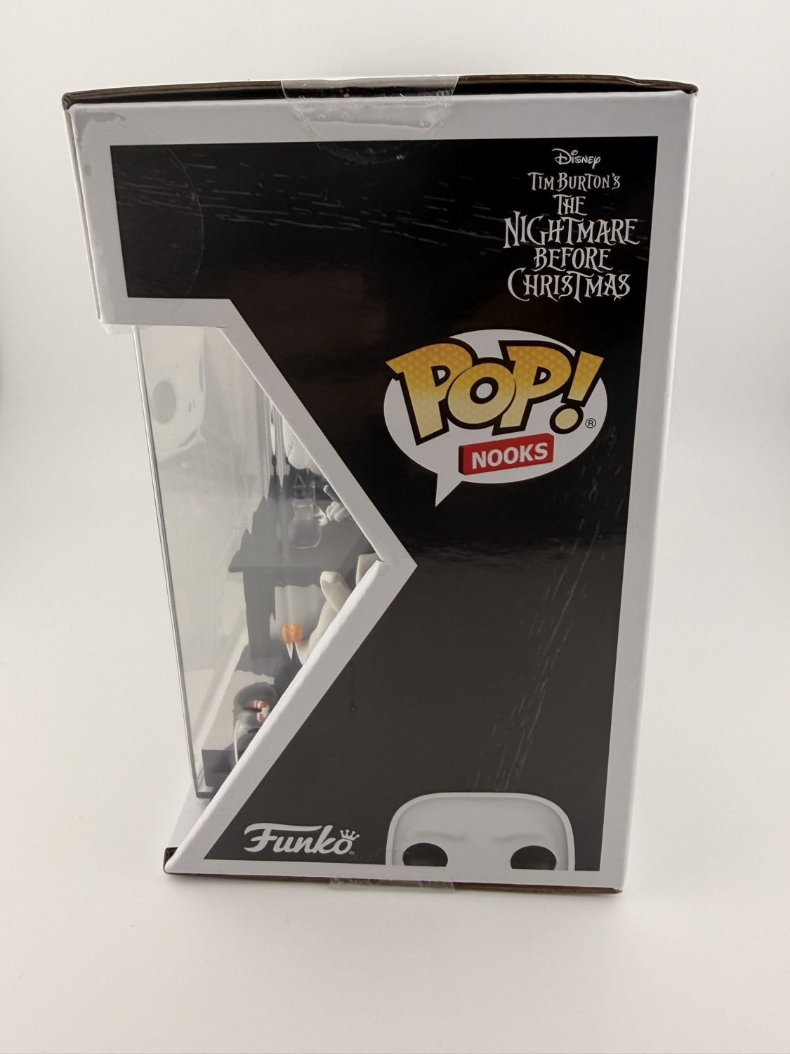 Funko Pop Nooks Jack Skellington in Jack’s Room Nightmare Before Christmas figure in box with display scene
