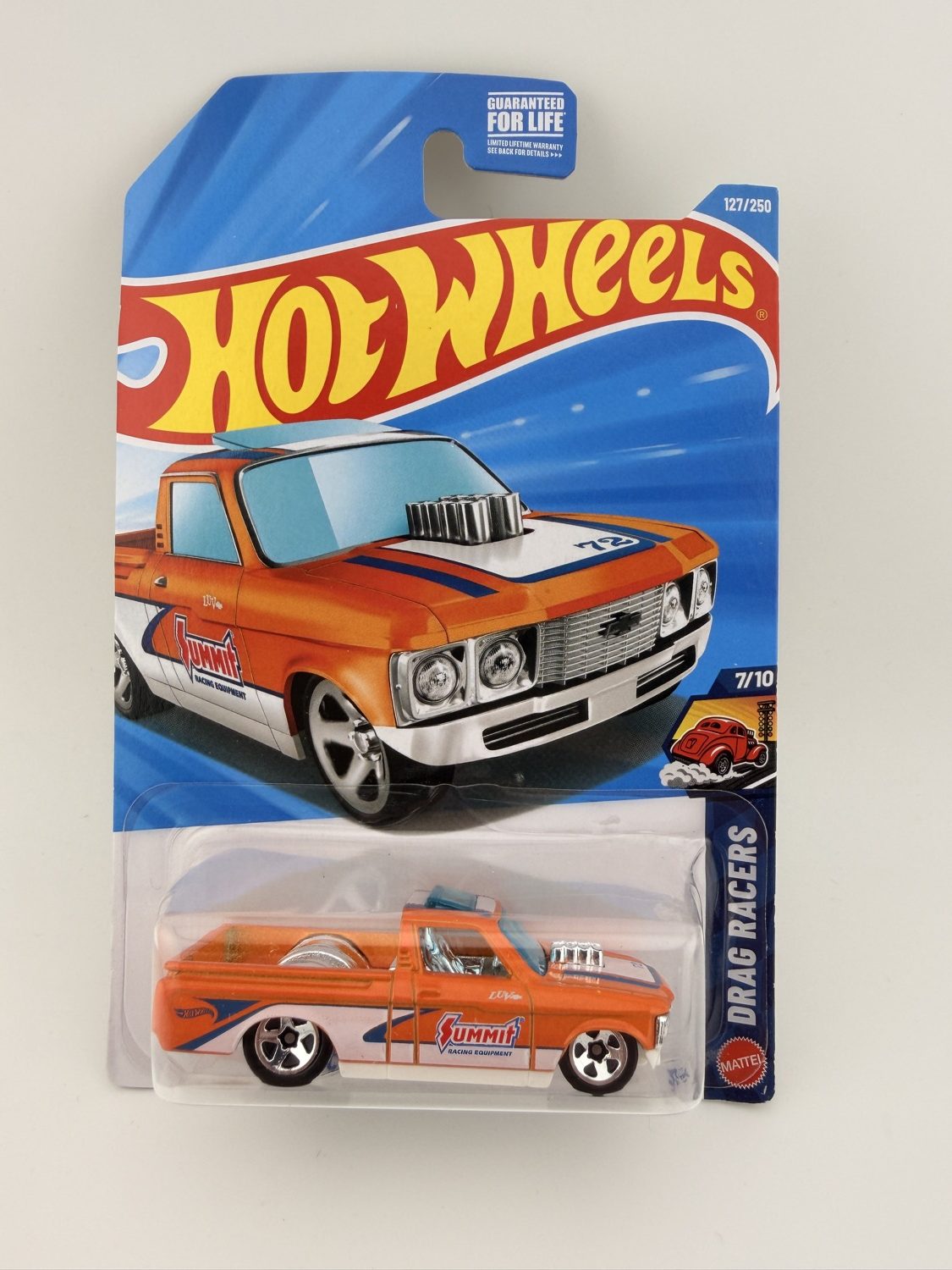 Hot Wheels Custom ’72 Chevy LUV Pickup Summit Racing 127/250 Drag Racers 7/10 Diecast