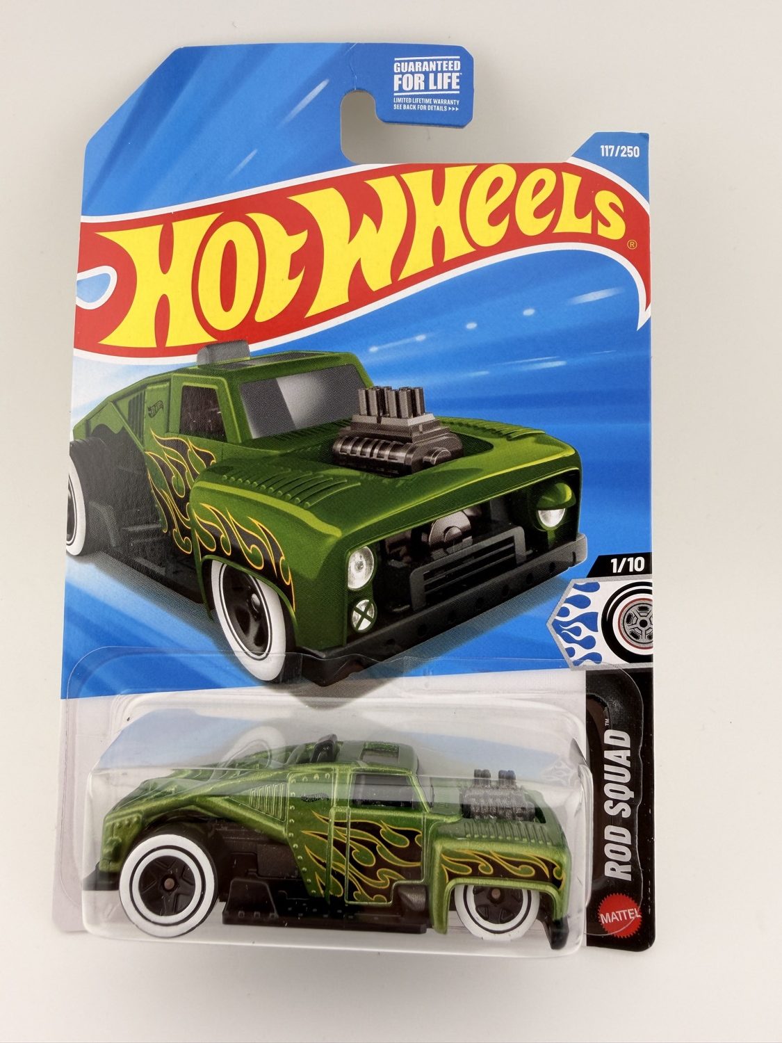 Hot Wheels Erikenstein Rod Green Rod Squad 117/250 Diecast Car