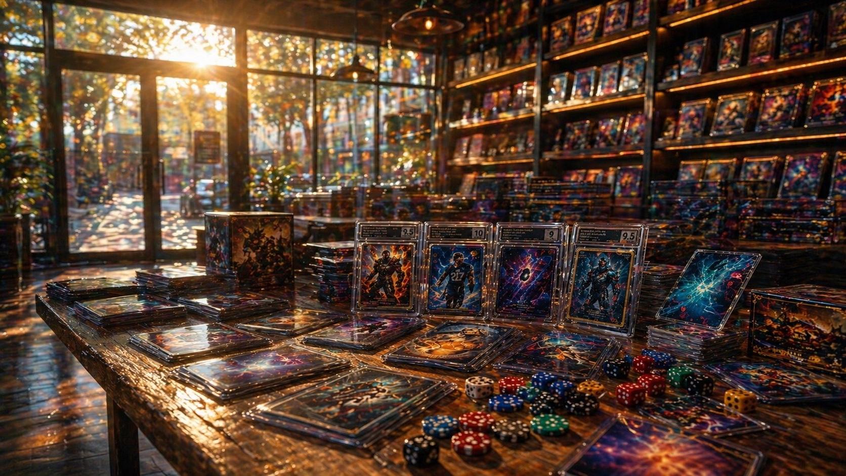 Trading cards collectibles including sports cards fantasy cards and collectible card sets