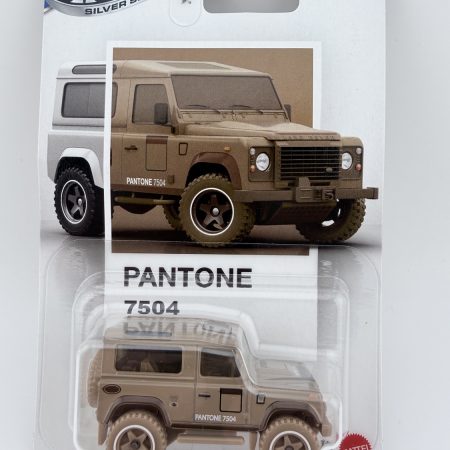 Hot Wheels Silver Series Land Rover Defender 90 Pantone 7504