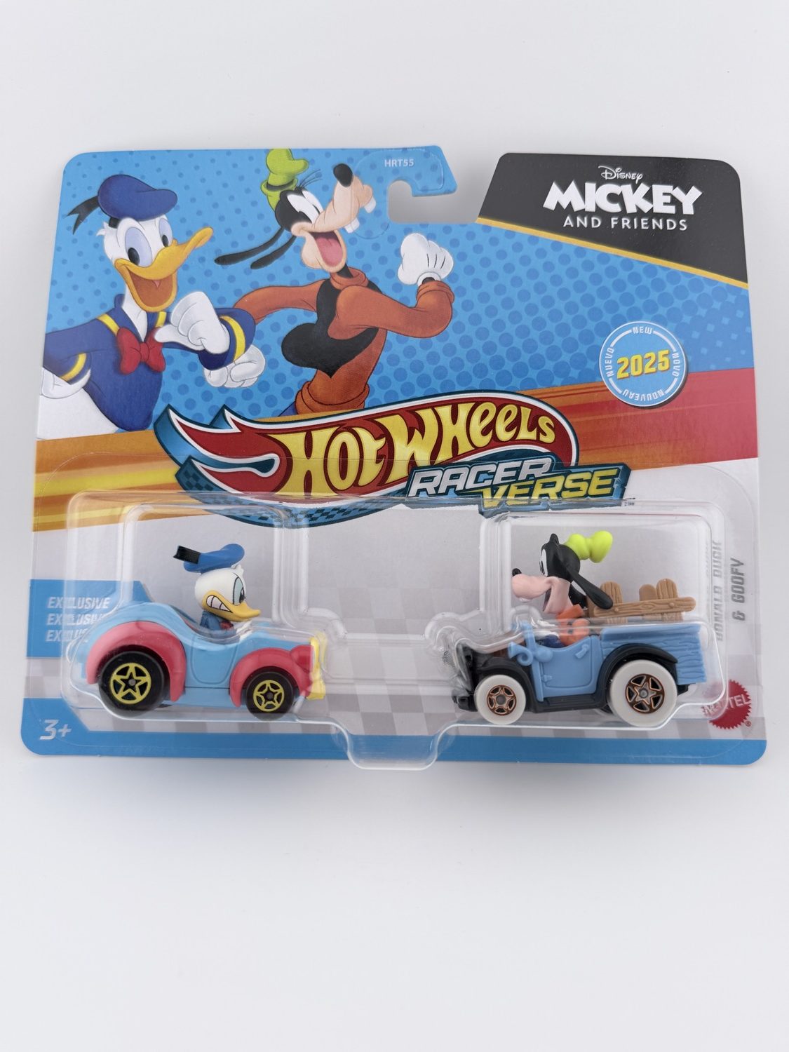 Hot Wheels RacerVerse Disney Mickey and Friends Donald Duck & Goofy 2025