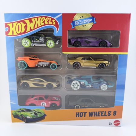 Hot Wheels 8-Pack Diecast Cars Gift Set Mattel