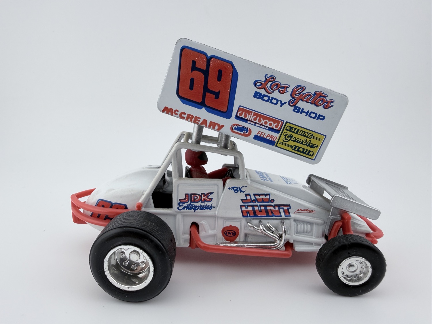 Maisto Sprint Car #69 Loose Diecast Race Car Red White