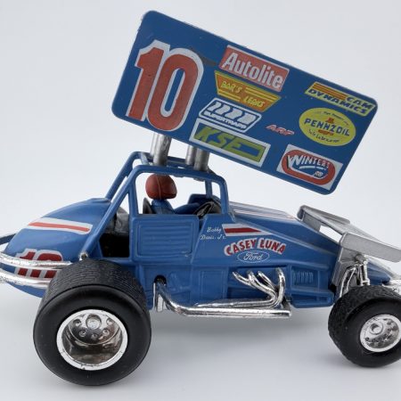 Maisto Sprint Car #10 Casey Luna Ford Loose Diecast Race Car Blue