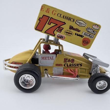 Maisto Sprint Car #17 E&G Classics Loose Diecast Race Car Gold