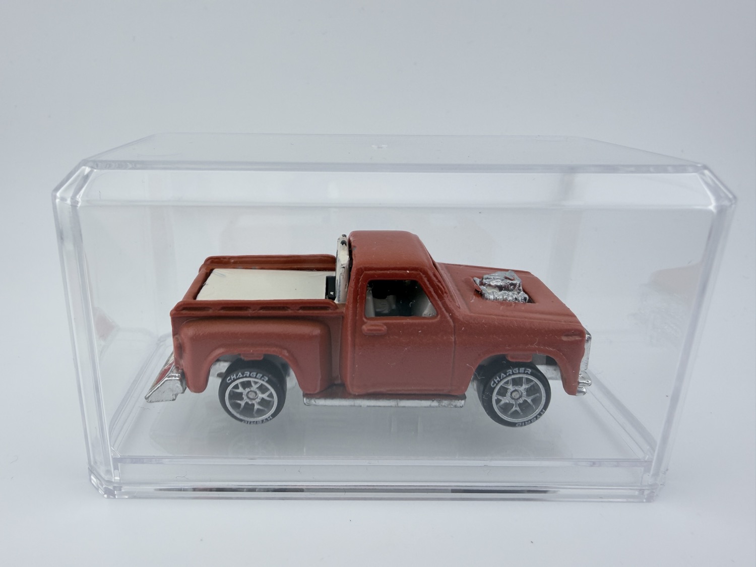 Orange neon truck
