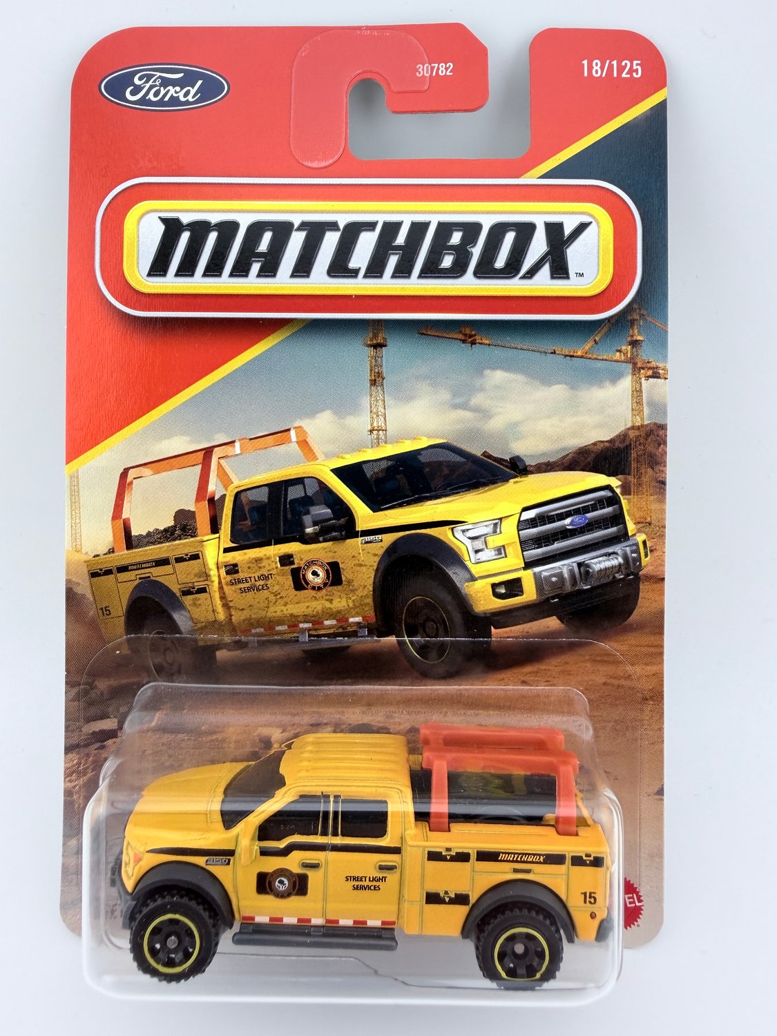Matchbox 2015 Ford F-150 Contractor Truck 2026 18/125 Diecast Vehicle