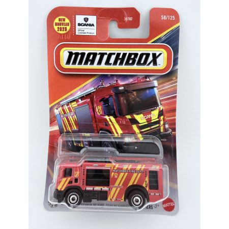 Matchbox Scania XT Fire Truck 58/125 Factory Sealed