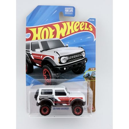 Hot Wheels ’21 Ford Bronco HW Dirt 2026 White Off-Road SUV 213/250 7/10