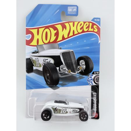 Hot Wheels ’33 Ford Lo Boy Rod Squad 2026 White Hot Rod 119/250 3/10