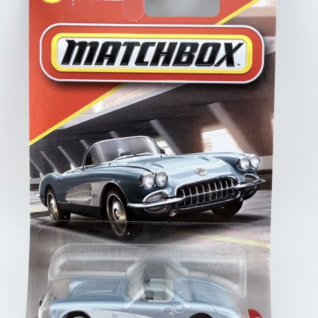 2026 Matchbox 1958 Chevrolet Corvette #22/125 Light Blue Convertible – New Sealed