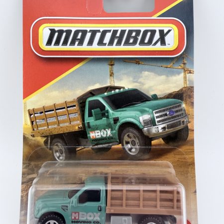 2026 Matchbox Ford F-350 Stake Bed Truck #63/125 MBOX Moving Co. – New Sealed