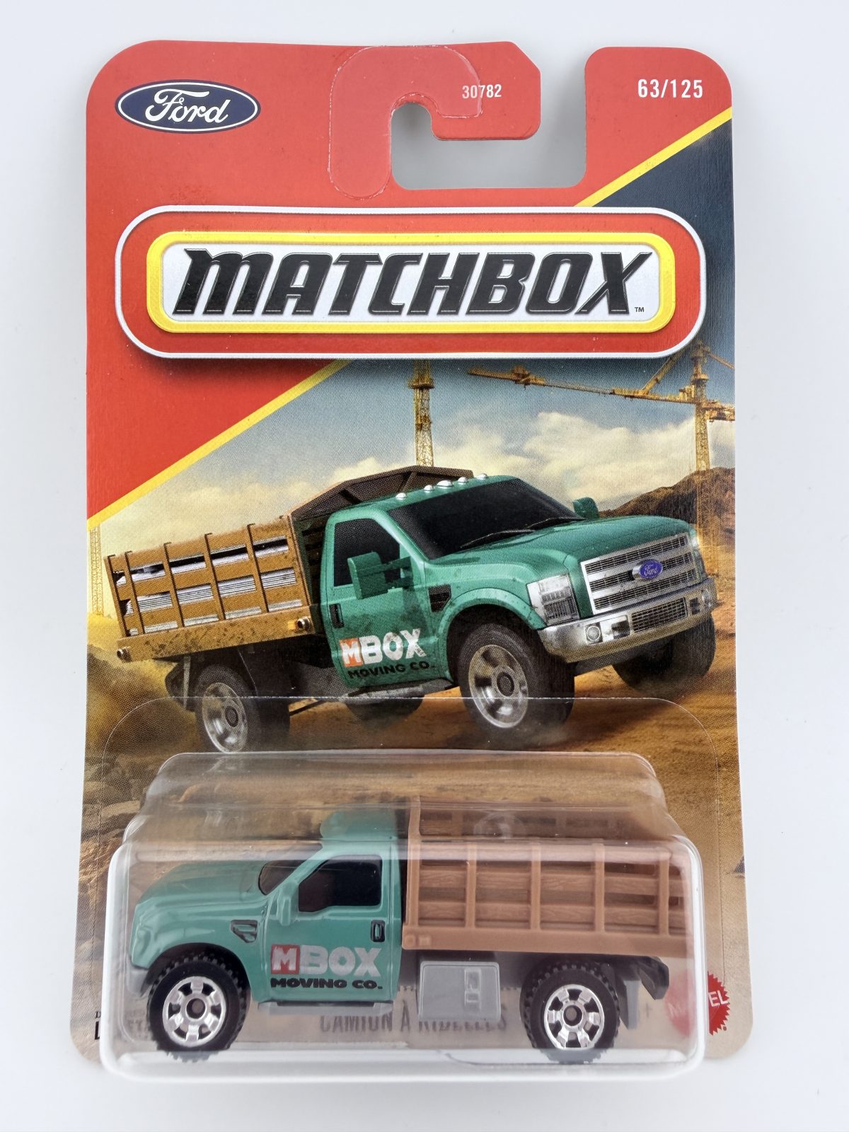 2026 Matchbox Ford F-350 Stake Bed Truck #63/125 MBOX Moving Co. – New Sealed